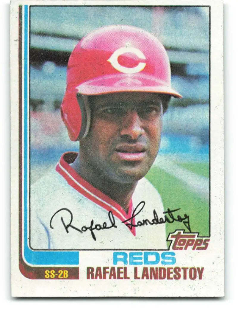 1982 Topps #361 Rafael Landestoy EX Excellent Cincinnati Reds Baseball Card - Baseball Card Single