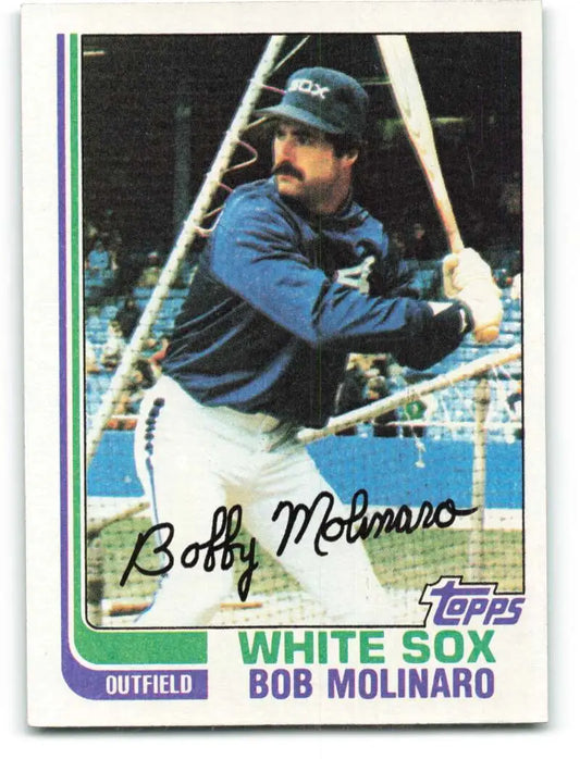 1982 Topps #363 Bob Molinaro EX Excellent Chicago White Sox Baseball Card - Baseball Card Single