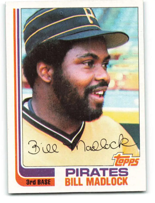 1982 Topps #365 Bill Madlock EX Excellent Pittsburgh Pirates Baseball Card - Baseball Card Single