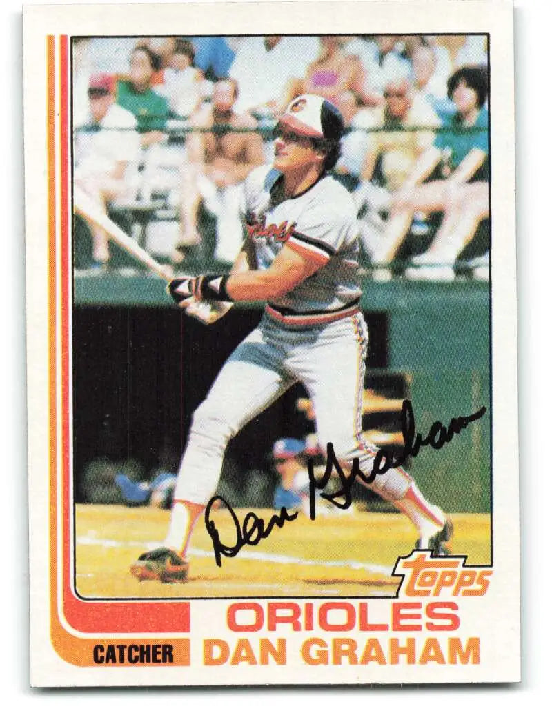 1982 Topps #37 Dan Graham EX Excellent Baltimore Orioles Baseball Card - Baseball Card Single