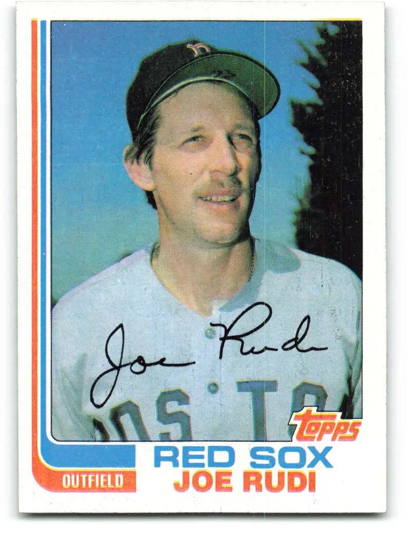 1982 Topps #388 Joe Rudi EX Excellent Boston Red Sox Baseball Card - Baseball Card Single