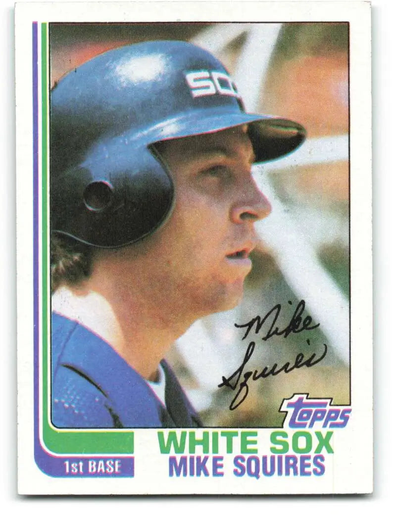1982 Topps #398 Mike Squires EX Excellent Chicago White Sox Baseball Card - Baseball Card Single