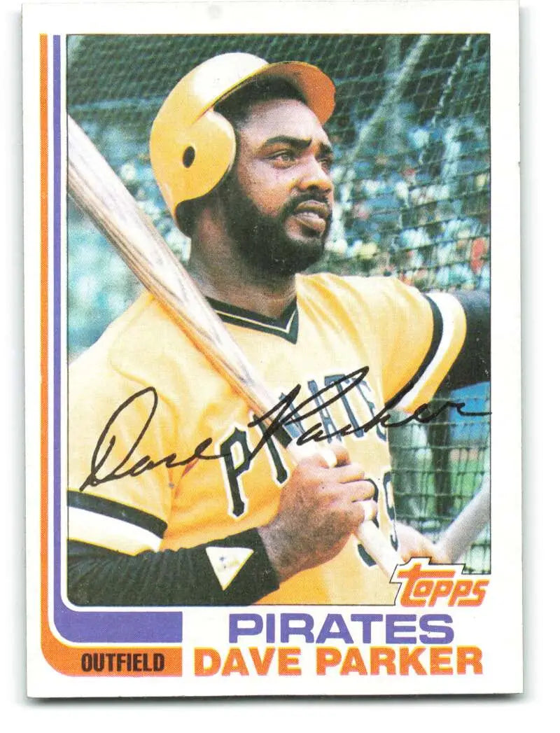 1982 Topps #40 Dave Parker EX Excellent Pittsburgh Pirates Baseball Card - Baseball Card Single