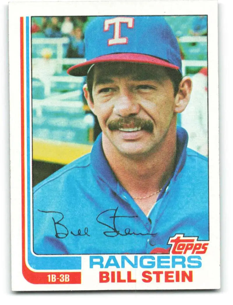 1982 Topps #402 Bill Stein EX Excellent Texas Rangers Baseball Card - Baseball Card Single