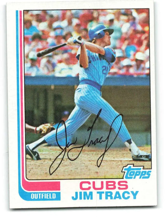 1982 Topps #403 Jim Tracy EX Excellent Chicago Cubs Baseball Card - Baseball Card Single