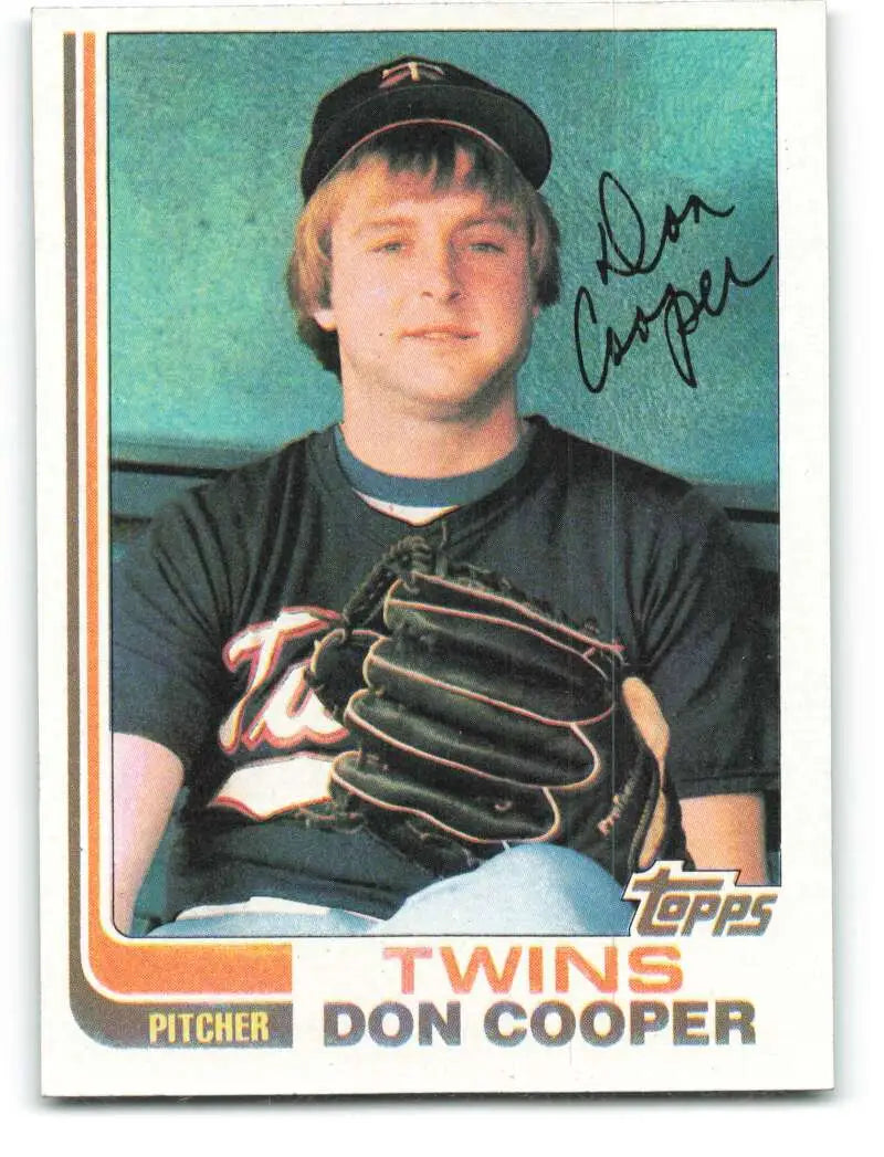 1982 Topps #409 Don Cooper EX Excellent RC Rookie Minnesota Twins Baseball Card - Baseball Card Single