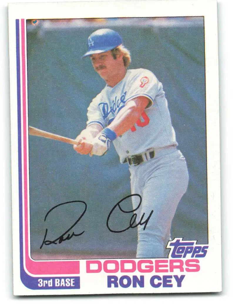 1982 Topps #410 Ron Cey EX Excellent Los Angeles Dodgers Baseball Card - Baseball Card Single