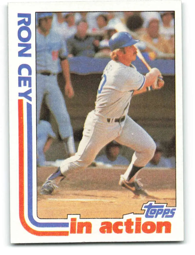 1982 Topps #411 Ron Cey EX Excellent Los Angeles Dodgers Baseball Card - Baseball Card Single