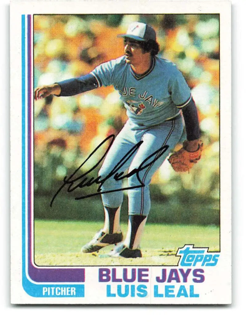1982 Topps #412 Luis Leal EX Excellent Toronto Blue Jays Baseball Card - Baseball Card Single