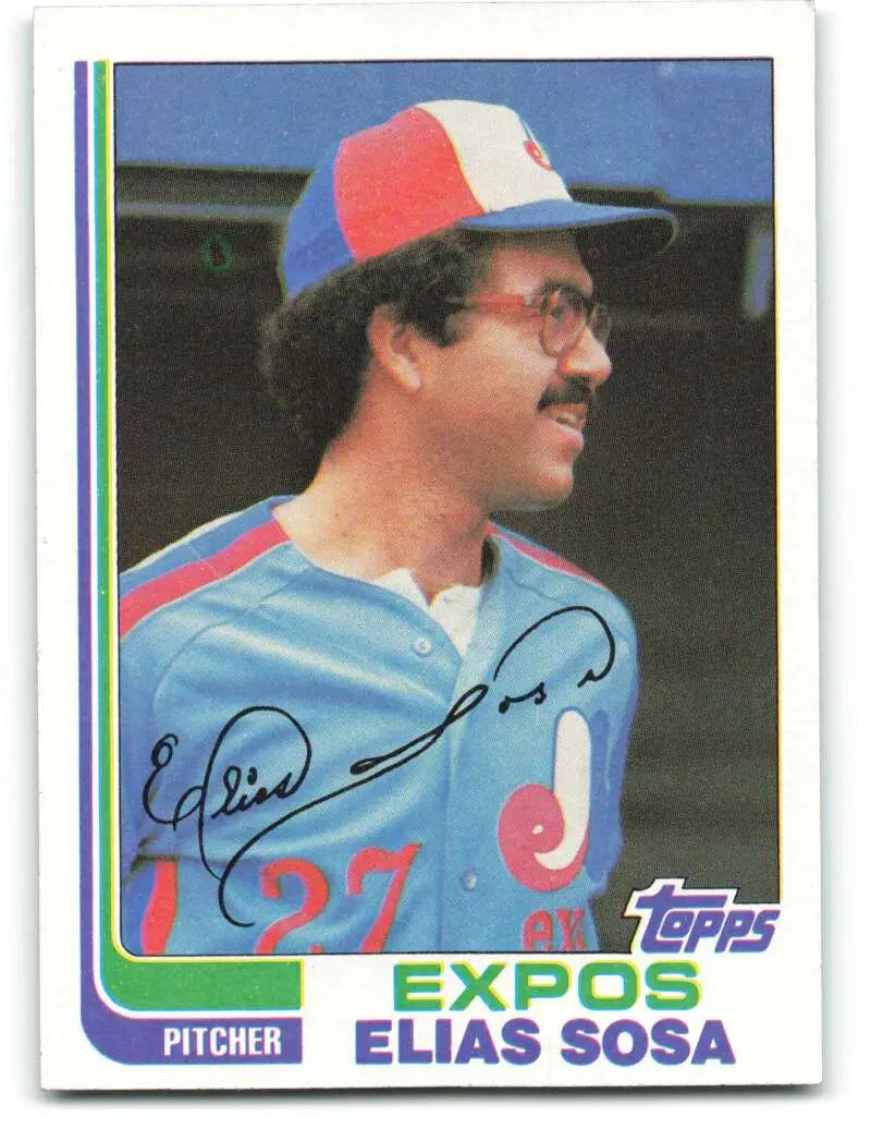 1982 Topps #414 Elias Sosa EX Excellent Montreal Expos Baseball Card - Baseball Card Single