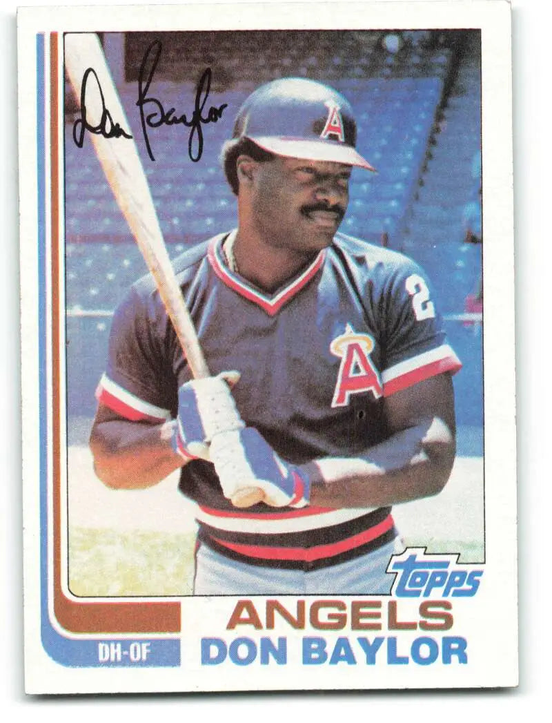 1982 Topps #415 Don Baylor EX Excellent California Angels Baseball Card - Baseball Card Single
