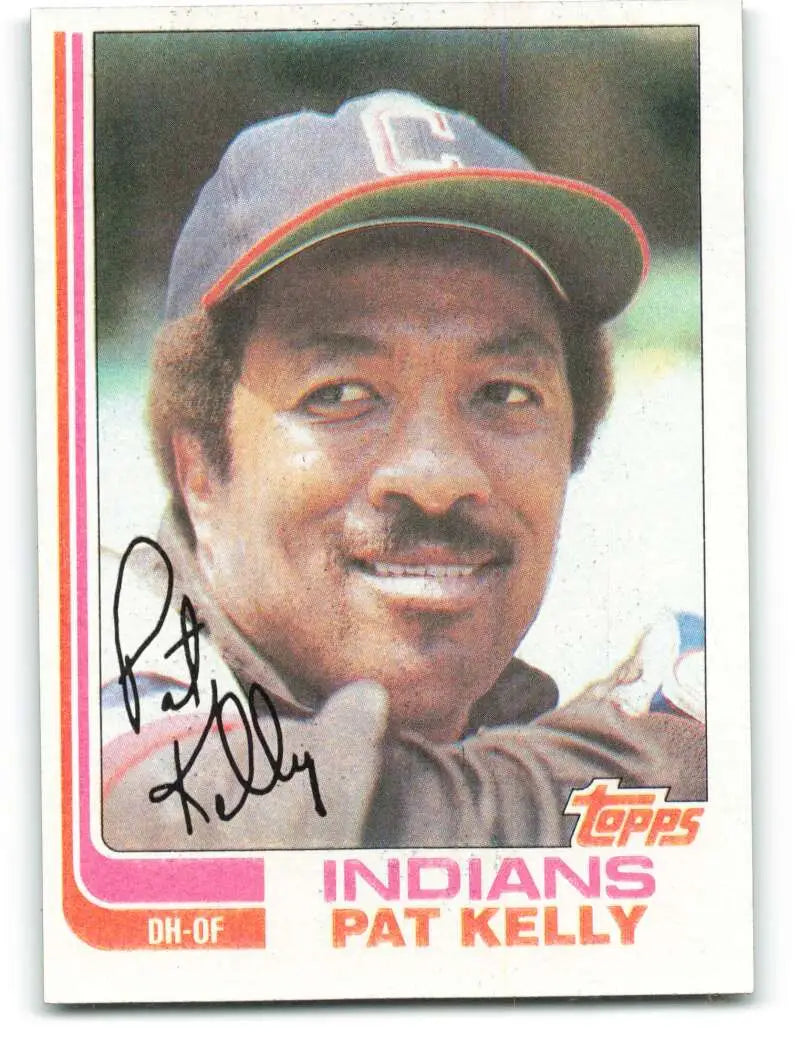 1982 Topps #417 Pat Kelly EX Excellent Cleveland Indians Baseball Card - Baseball Card Single