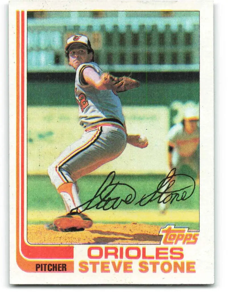 1982 Topps #419 Steve Stone EX Excellent Baltimore Orioles Baseball Card - Baseball Card Single