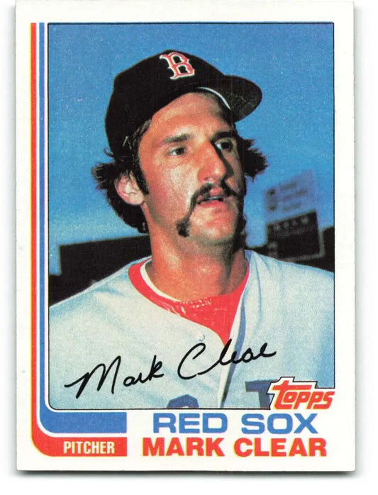 1982 Topps #421 Mark Clear EX Excellent Boston Red Sox Baseball Card - Baseball Card Single