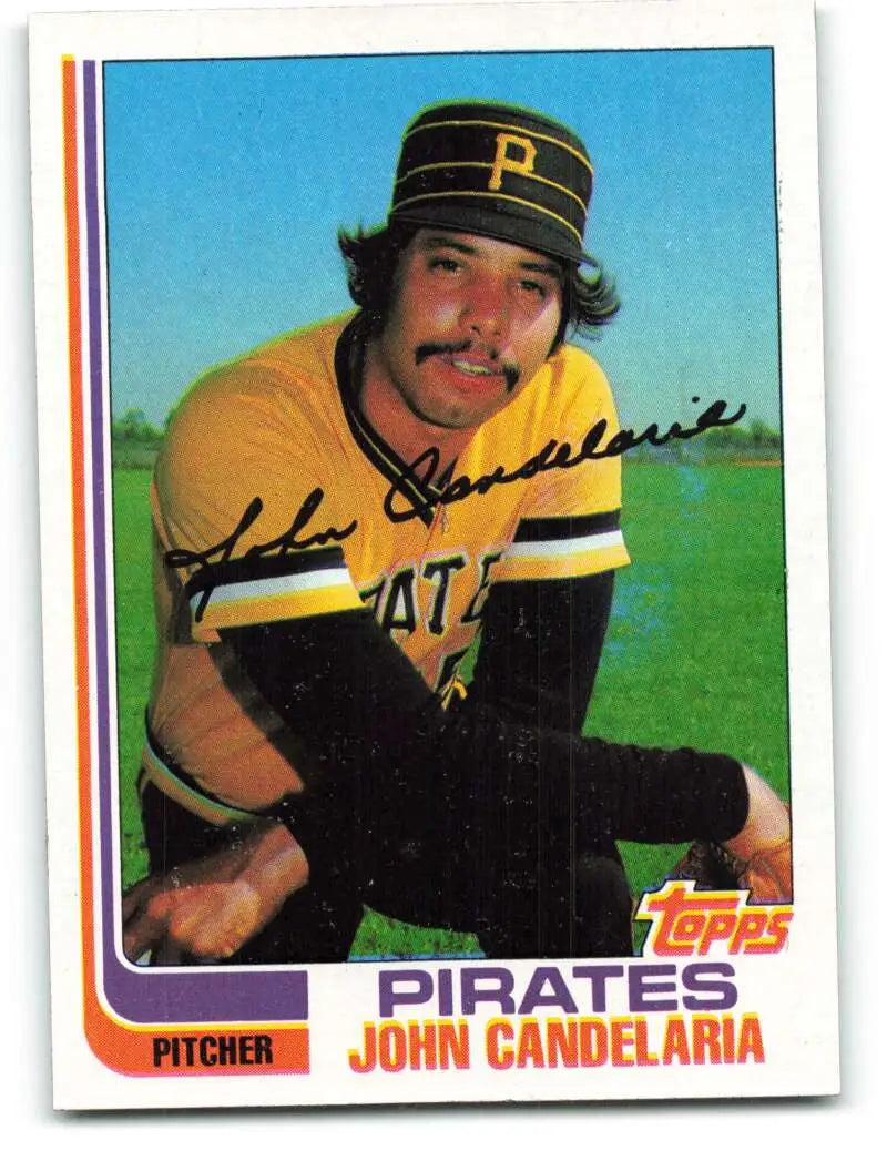 1982 Topps #425 John Candelaria EX Excellent Pittsburgh Pirates Baseball Card - Baseball Card Single