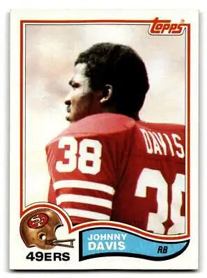 Johnny Davis trading card featured in 1982 Topps #482 baseball cards collection
