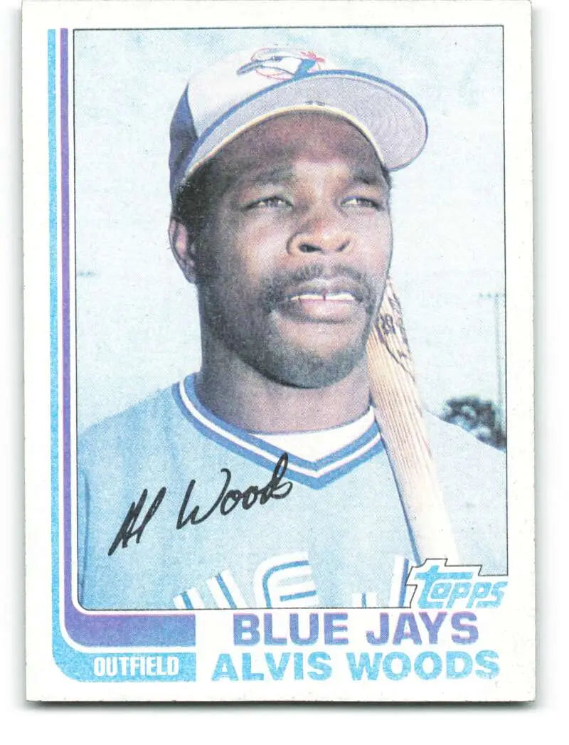 1982 Topps #49 Alvis Woods EX Excellent Toronto Blue Jays Baseball Card - Baseball Card Single