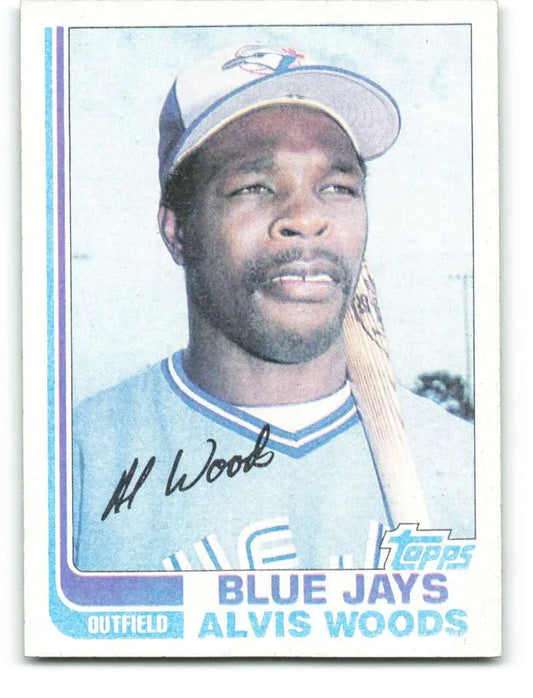 1982 Topps #49 Alvis Woods EX Excellent Toronto Blue Jays Baseball Card - Baseball Card Single