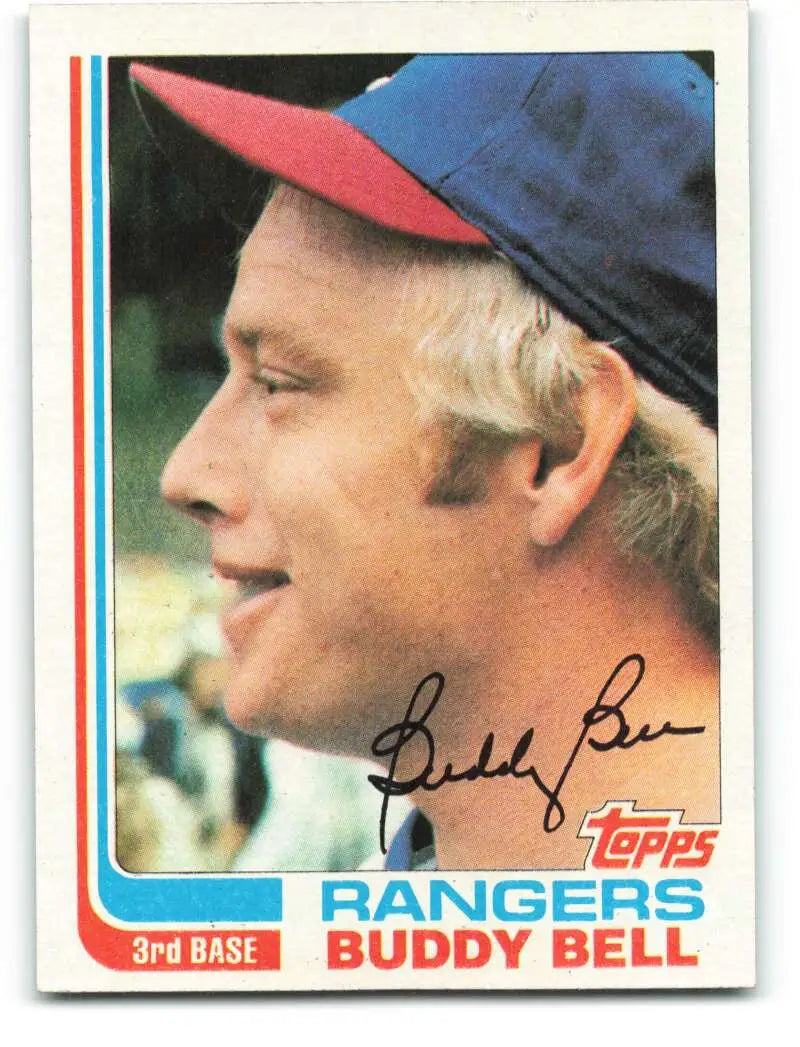 1982 Topps #50 Buddy Bell EX Excellent Texas Rangers Baseball Card - Baseball Card Single