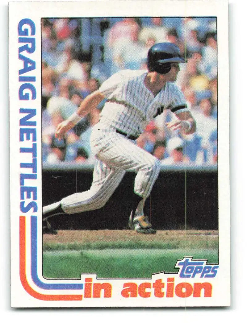 1982 Topps #506 Graig Nettles EX Excellent New York Yankees Baseball Card - Baseball Card Single