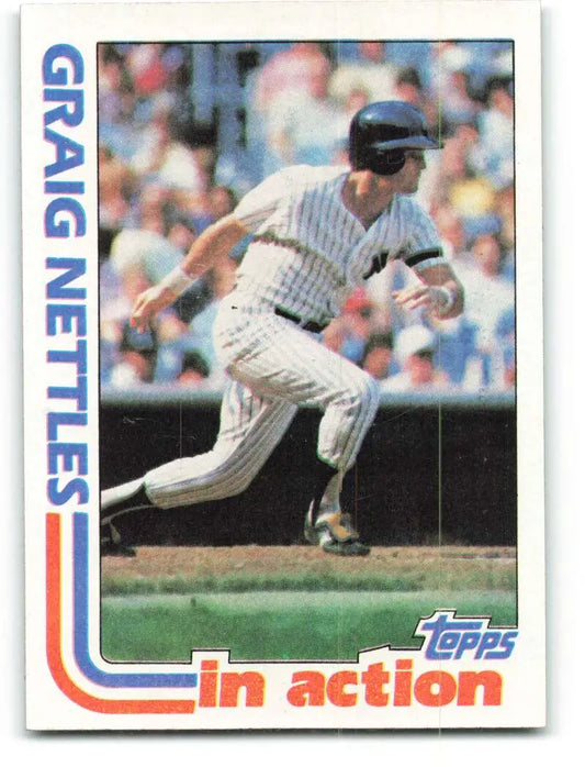 1982 Topps #506 Graig Nettles EX Excellent New York Yankees Baseball Card - Baseball Card Single