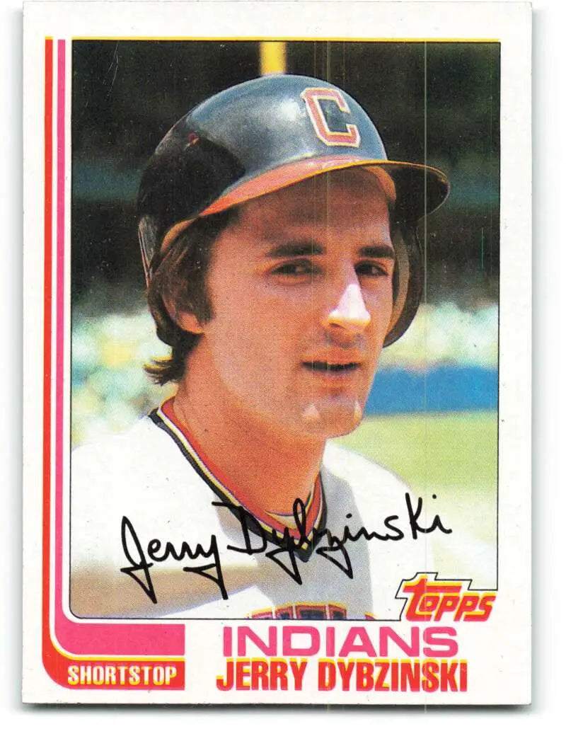 1982 Topps #512 Jerry Dybzinski EX Excellent Cleveland Indians Baseball Card - Baseball Card Single