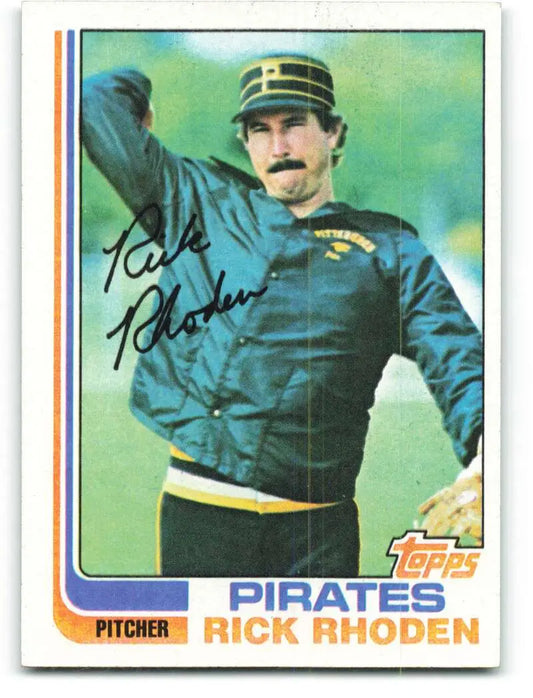 1982 Topps #513 Rick Rhoden EX Excellent Pittsburgh Pirates Baseball Card - Baseball Card Single