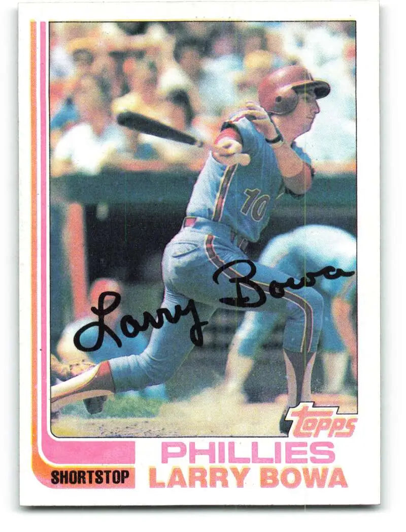 1982 Topps #515 Larry Bowa EX Excellent Philadelphia Phillies Baseball Card - Baseball Card Single