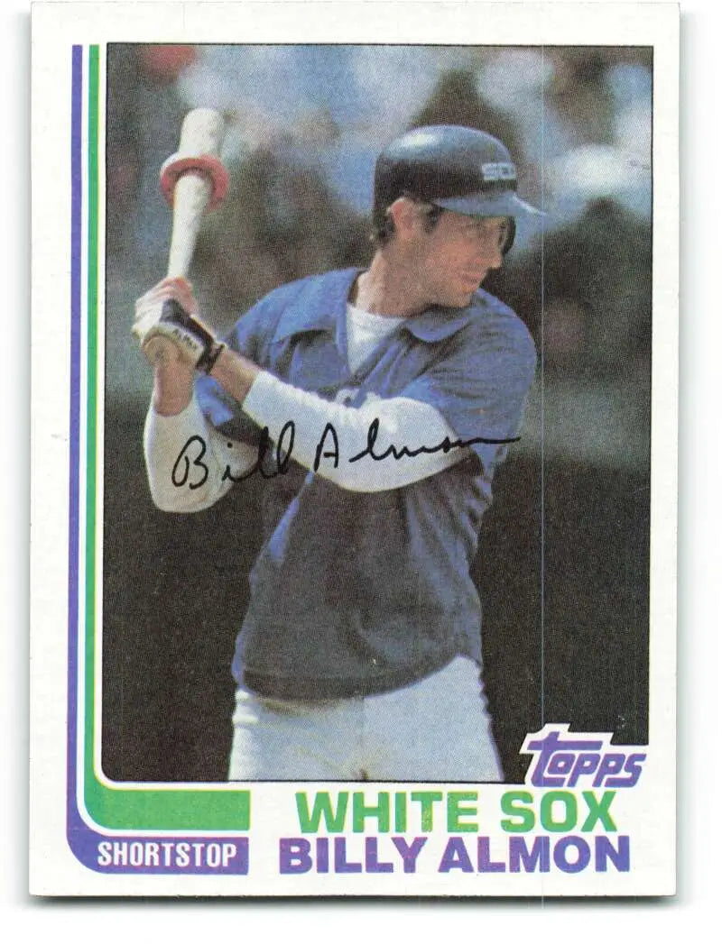 1982 Topps #521 Bill Almon EX Excellent Chicago White Sox Baseball Card - Baseball Card Single
