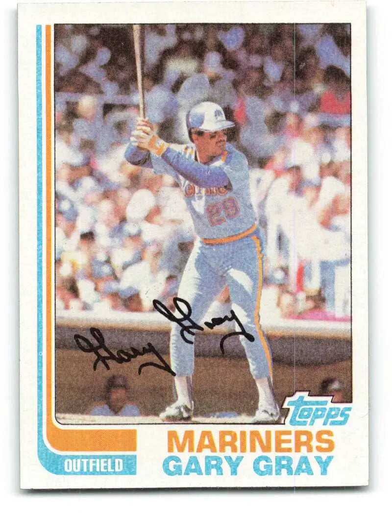 1982 Topps #523 Gary Gray EX Excellent Seattle Mariners Baseball Card - Baseball Card Single