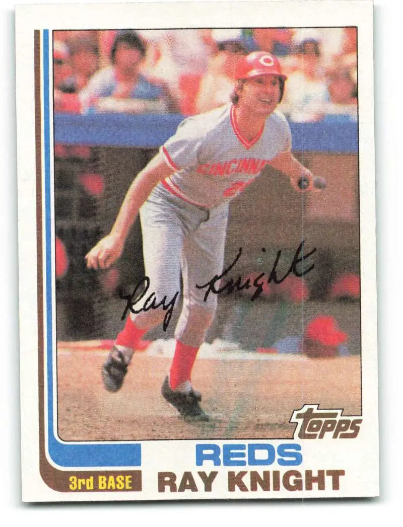 1982 Topps #525 Ray Knight EX Excellent Cincinnati Reds Baseball Card - Baseball Card Single