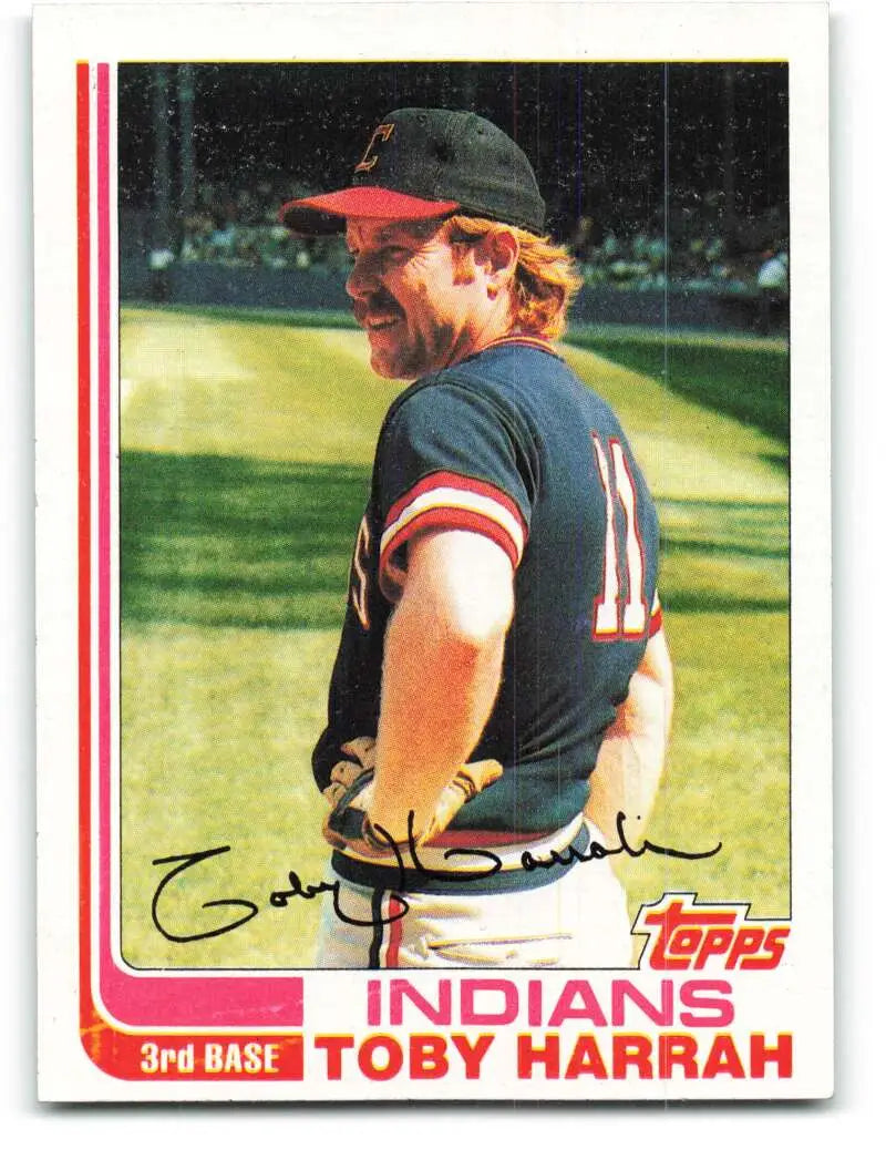 1982 Topps #532 Toby Harrah EX Excellent Cleveland Indians Baseball Card - Baseball Card Single