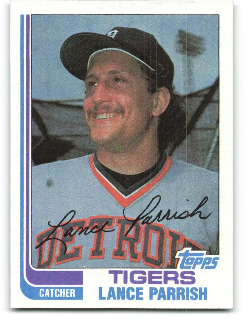 1982 Topps #535 Lance Parrish EX Excellent Detroit Tigers Baseball Card - Baseball Card Single