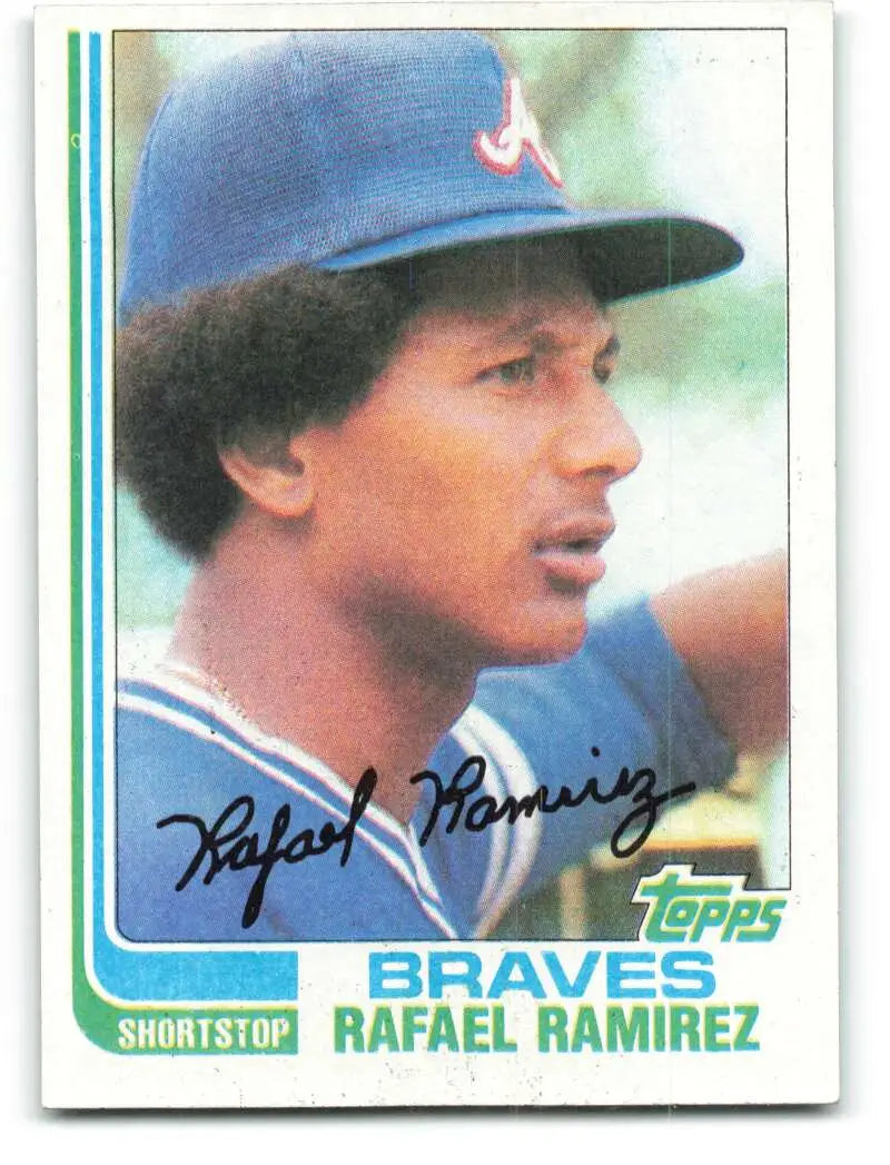 1982 Topps #536 Rafael Ramirez EX Excellent Atlanta Braves Baseball Card - Baseball Card Single