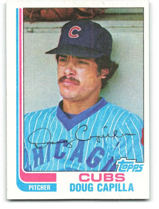 1982 Topps #537 Doug Capilla EX Excellent Chicago Cubs Baseball Card - Baseball Card Single