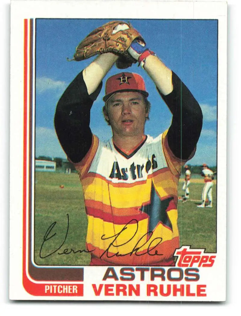 1982 Topps #539 Vern Ruhle EX Excellent Houston Astros Baseball Card - Baseball Card Single
