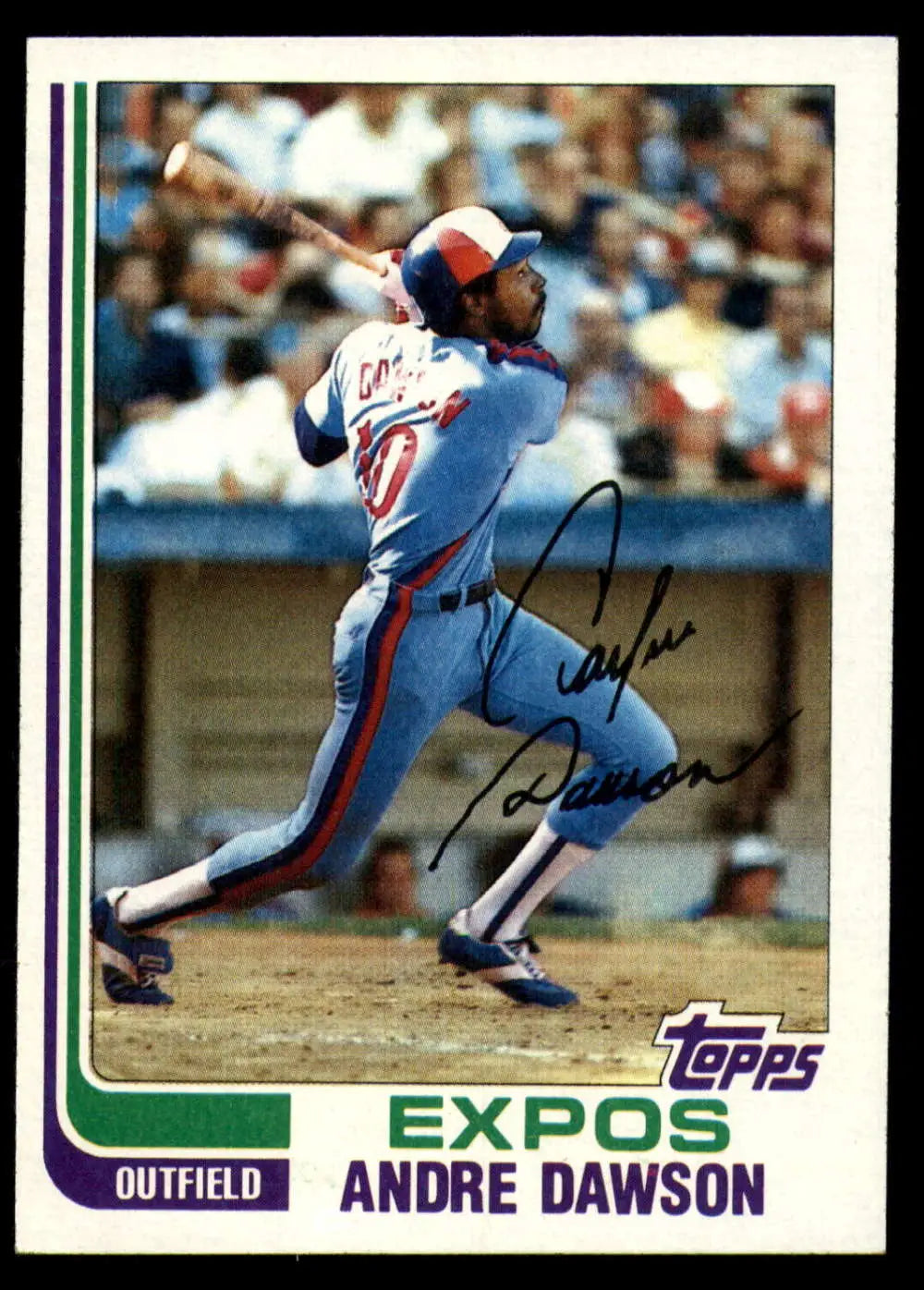 1982 Topps #540 Andre Dawson EX Excellent Montreal Expos Baseball Card - Baseball Card Single