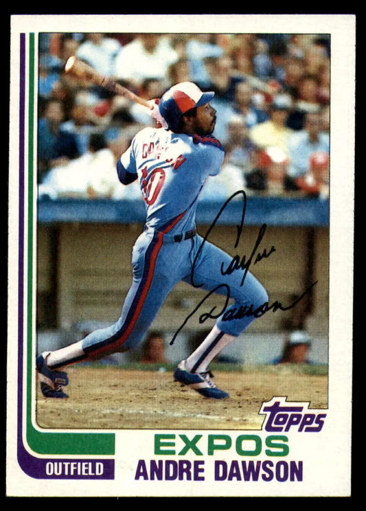 1982 Topps #540 Andre Dawson EX Excellent Montreal Expos Baseball Card - Baseball Card Single