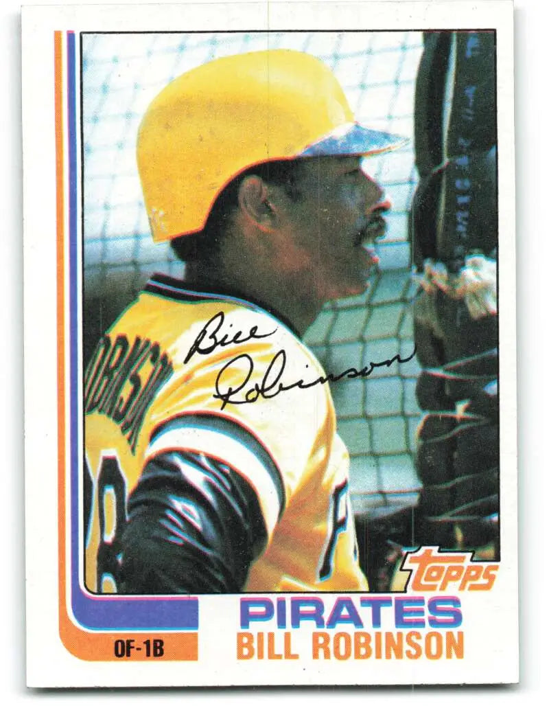 1982 Topps #543 Bill Robinson EX Excellent Pittsburgh Pirates Baseball Card - Baseball Card Single