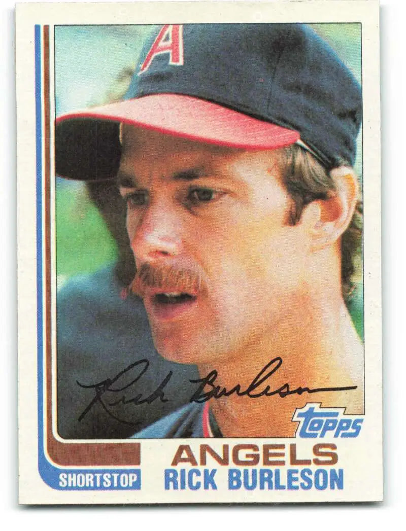 1982 Topps #55 Rick Burleson EX Excellent California Angels Baseball Card - Baseball Card Single