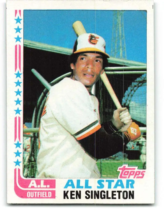 1982 Topps #552 Ken Singleton EX Excellent Baltimore Orioles Baseball Card - Baseball Card Single