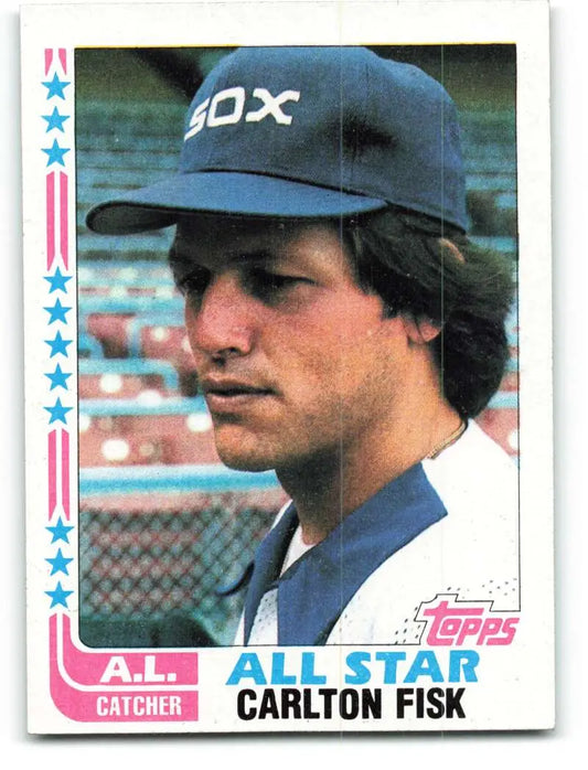 1982 Topps #554 Carlton Fisk EX Excellent Chicago White Sox Baseball Card - Baseball Card Single