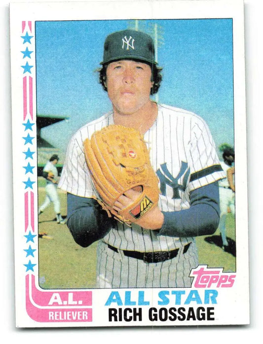 1982 Topps #557 Rich Gossage EX Excellent New York Yankees Baseball Card - Baseball Card Single