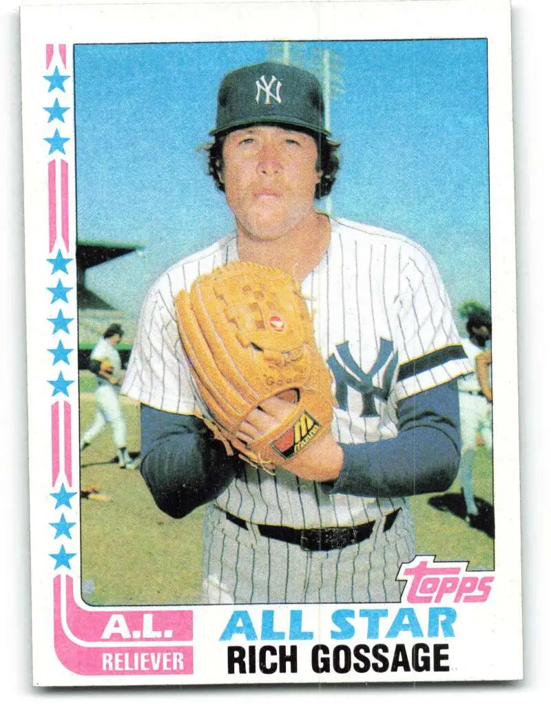 1982 Topps #557 Rich Gossage EX Excellent New York Yankees Baseball Card - Baseball Card Single