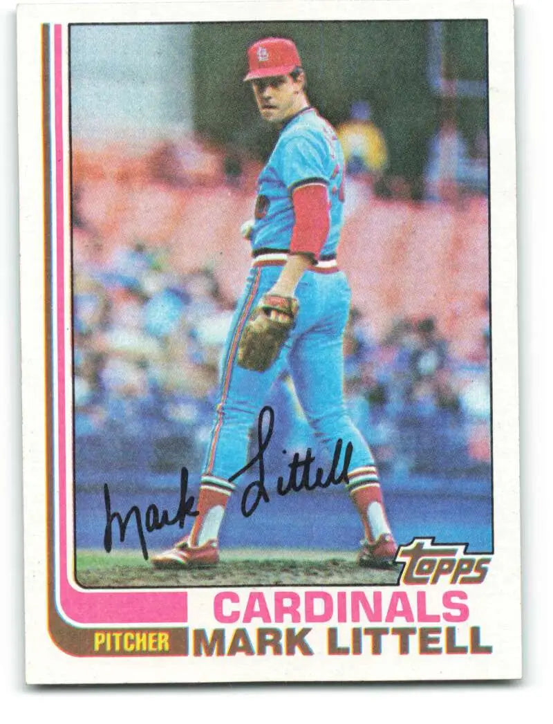 1982 Topps #56 Mark Littell EX Excellent St. Louis Cardinals Baseball Card - Baseball Card Single