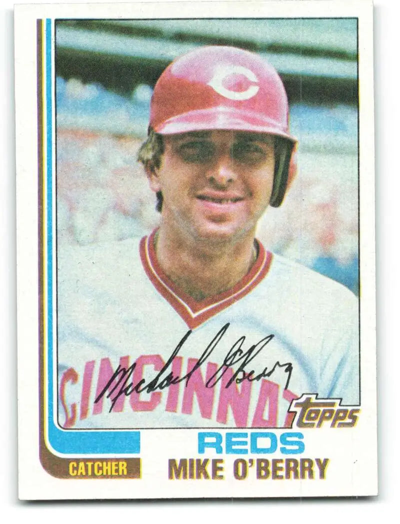 1982 Topps #562 Mike O’Berry EX Excellent Cincinnati Reds Baseball Card - Baseball Card Single