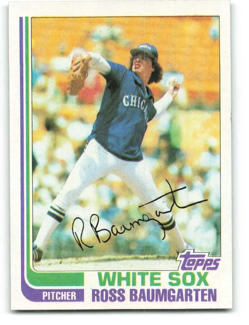 1982 Topps #563 Ross Baumgarten EX Excellent Chicago White Sox Baseball Card - Baseball Card Single