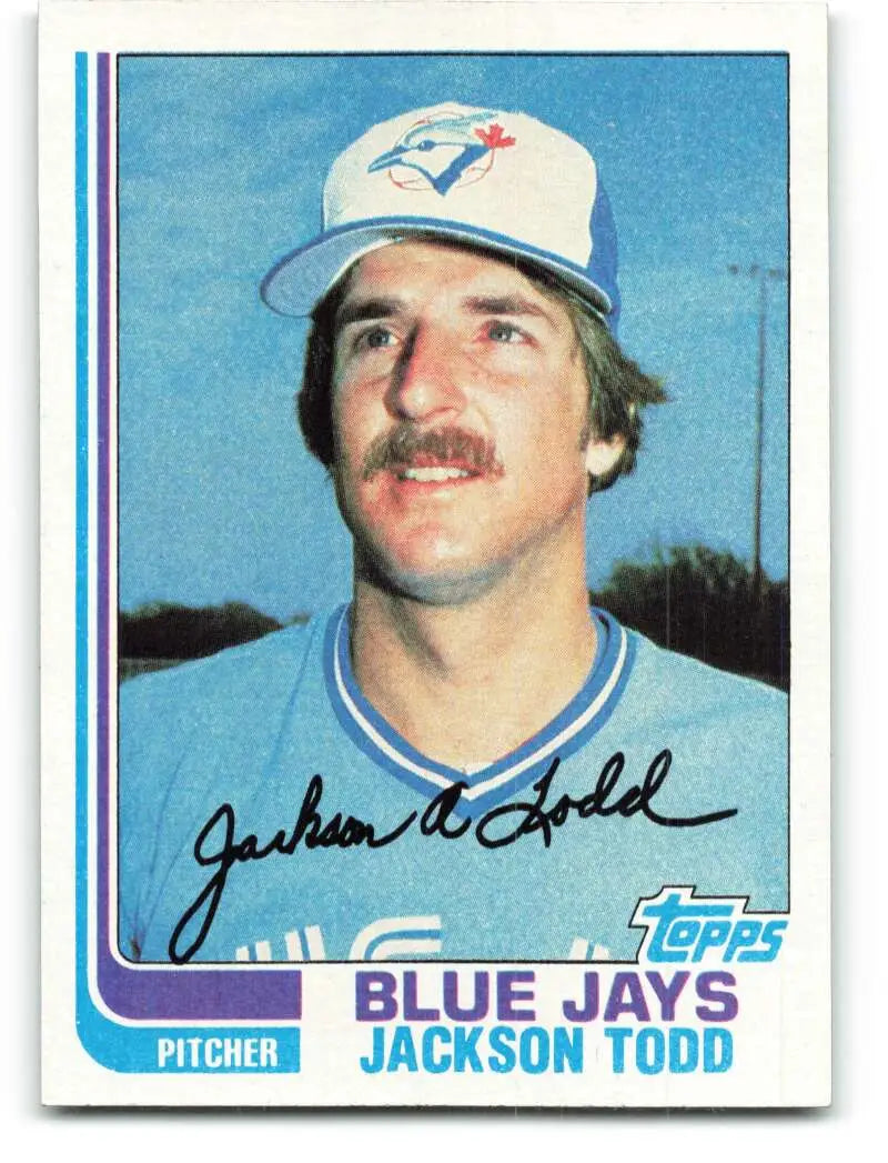 1982 Topps #565 Jackson Todd EX Excellent Toronto Blue Jays Baseball Card - Baseball Card Single
