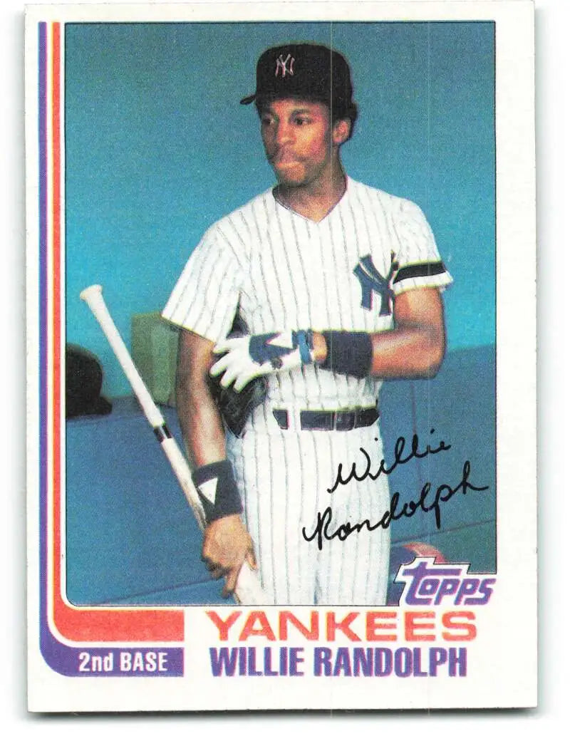 1982 Topps #569 Willie Randolph EX Excellent New York Yankees Baseball Card - Baseball Card Single