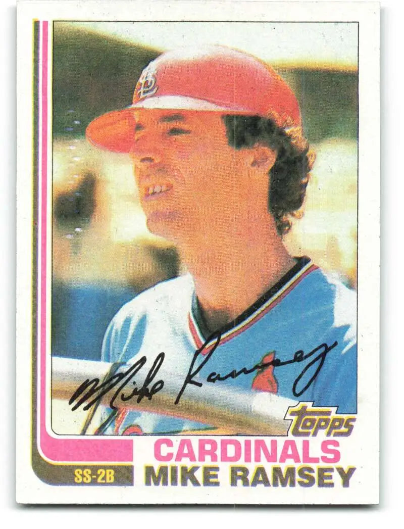 1982 Topps #574 Mike Ramsey EX Excellent St. Louis Cardinals Baseball Card - Baseball Card Single